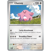 Reverse Holo Chansey  133/167 Common Scarlet & Violet Twilight Masquerade Pokemon Card