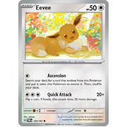 Reverse Holo Eevee  135/167 Common Scarlet & Violet Twilight Masquerade Pokemon Card