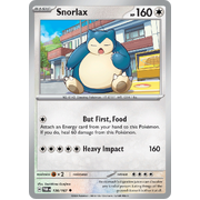 Reverse Holo Snorlax  136/167 Uncommon Scarlet & Violet Twilight Masquerade Pokemon Card