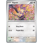 Reverse Holo Aipom  137/167 Common Scarlet & Violet Twilight Masquerade Pokemon Card