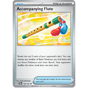 Accompanying Flute  142/167 Uncommon Scarlet & Violet Twilight Masquerade Pokemon Card