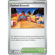 Reverse Holo Festival Grounds  149/167 Uncommon Scarlet & Violet Twilight Masquerade Pokemon Card