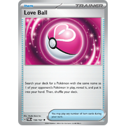 Reverse Holo Love Ball  156/167 Uncommon Scarlet & Violet Twilight Masquerade Pokemon Card