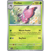 Reverse Holo Vivillon 010/198 Uncommon Scarlet & Violet Pokemon Card