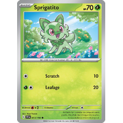 Reverse Holo Sprigatito 013/198 Common Scarlet & Violet Pokemon Card