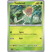 Reverse Holo Toedscool 025/198 Common Scarlet & Violet Pokemon Card