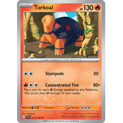 Reverse Holo Torkoal 035/198 Uncommon Scarlet & Violet Pokemon Card