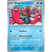 Reverse Holo Wugtrio 057/198 Uncommon Scarlet & Violet Pokemon Card