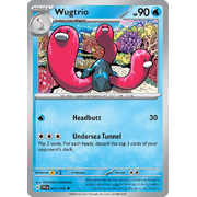 Reverse Holo Wugtrio 057/198 Uncommon Scarlet & Violet Pokemon Card