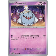 Reverse Holo Greavard 104/198 Common Scarlet & Violet Pokemon Card