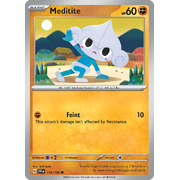 Meditite 110/198 Common Scarlet & Violet Pokemon Card