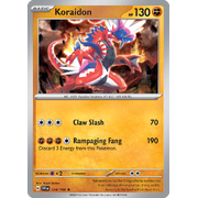 Reverse Holo Koraidon 124/198 Rare Scarlet & Violet Pokemon Card