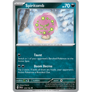 Reverse Holo Spiritomb 129/198 Uncommon Scarlet & Violet Pokemon Card