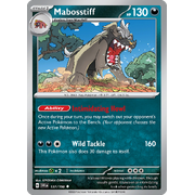 Reverse Holo Mabosstiff 137/198 Uncommon Scarlet & Violet Pokemon Card