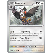 Reverse Holo Staraptor 150/198 Uncommon Scarlet & Violet Pokemon Card