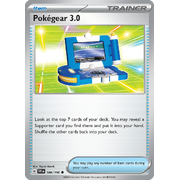 Reverse Holo Pokegear 3.0 186/198 Common Scarlet & Violet Pokemon Card