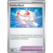 Reverse Holo Vitality Band 197/198 Uncommon Scarlet & Violet Pokemon Card