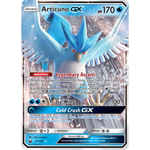 Articuno GX (31/168) Celestial Storm