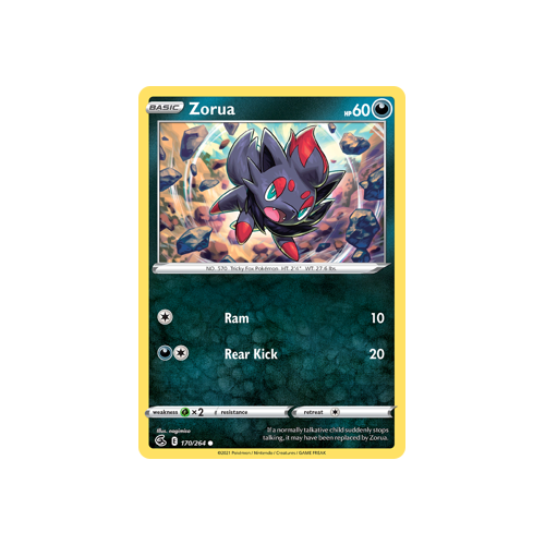 Zorua Common 170/264 Fusion Strike Singles