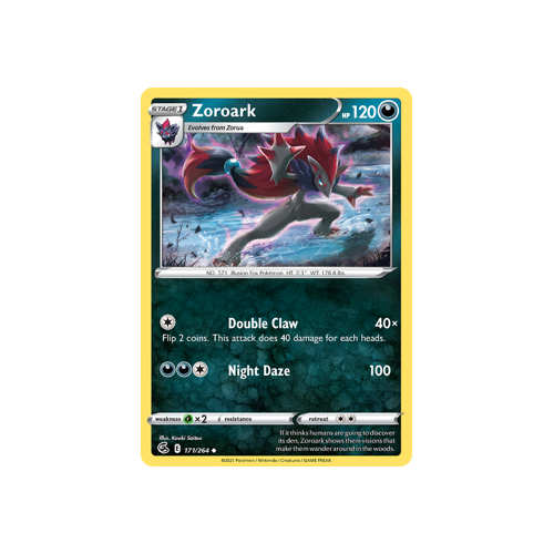 Zoroark Uncommon 171/264 Fusion Strike Singles