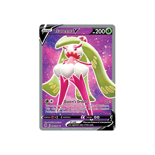 Tsareena V (Full Art) Ultra Rare 246/264 Fusion Strike Singles