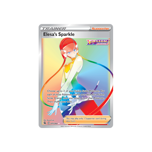 Elesa's Sparkle (Secret) Secret Rare 275/264 Fusion Strike Singles