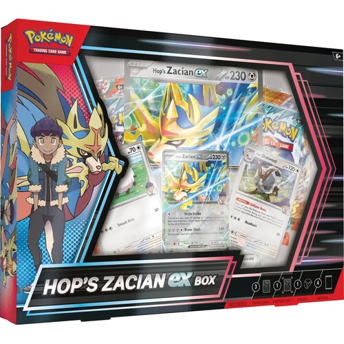 Hop's Zacian ex Box - POKÉMON TCG