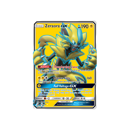 Zeraora-GX Full Art (201/214) Lost Thunder