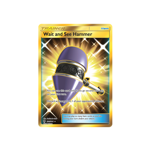 Wait and See Hammer Hyper Secret Rare (236/214) Lost Thunder