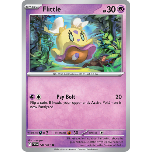 Flittle 041/091 Common Scarlet & Violet Paldean Fates Single Card