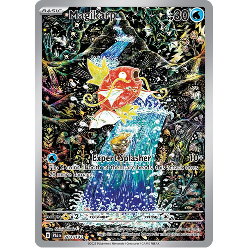 Magikarp 203/193 Illustration Rare Paldea Evolved Pokemon Card