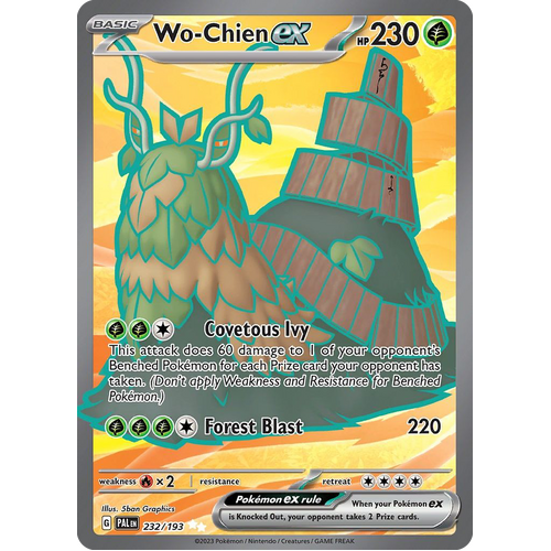 Wo-Chien ex 232/193 Ultra Rare Paldea Evolved Pokemon Card