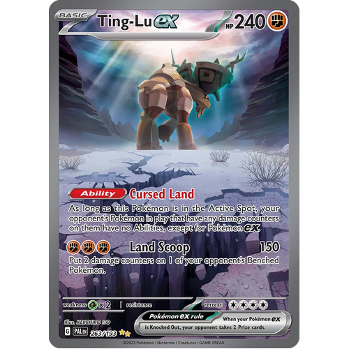 Ting-Lu ex 263/193 Special Illustration Rare Paldea Evolved Pokemon Card