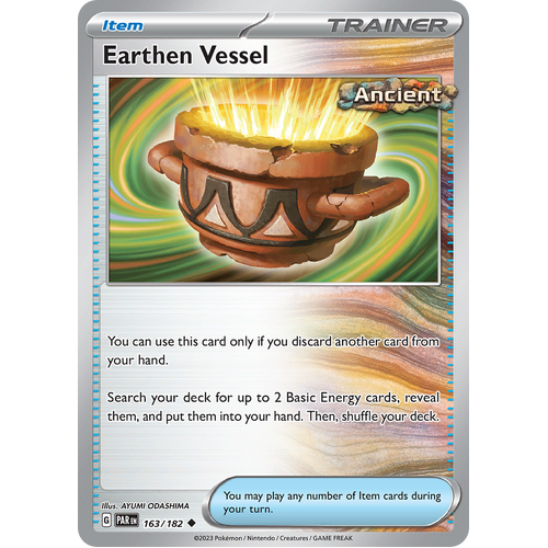 Earthen Vessel 163/182 Uncommon Scarlet & Violet Paradox Rift Pokemon Card