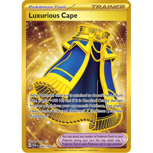 Luxurious Cape 265/182 Hyper Rare Scarlet & Violet Paradox Rift Pokemon Card