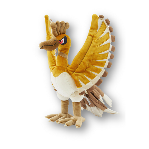 Pokemon Gold Ho-oh Plush - Pokemon Centre 25th Ann Gold & Silver