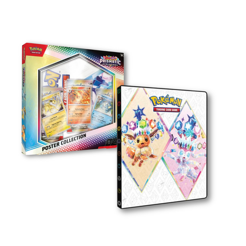 Prismatic Evolutions Poster Collection + Binder Combo