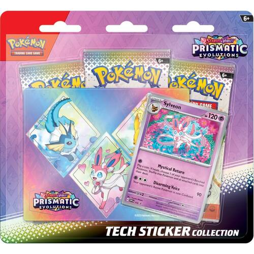 Prismatic Evolutions Tech Sticker Collection - Pokemon TCG