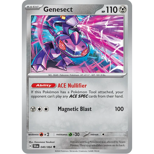 Genesect  040/064 Uncommon Scarlet & Violet Shrouded Fable Pokemon Card