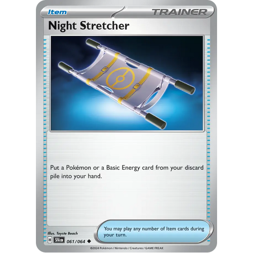 Night Stretcher  061/064 Uncommon Scarlet & Violet Shrouded Fable Pokemon Card