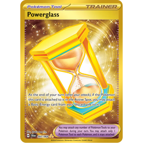 Powerglass  097/064 Hyper Rare Scarlet & Violet Shrouded Fable Pokemon Card