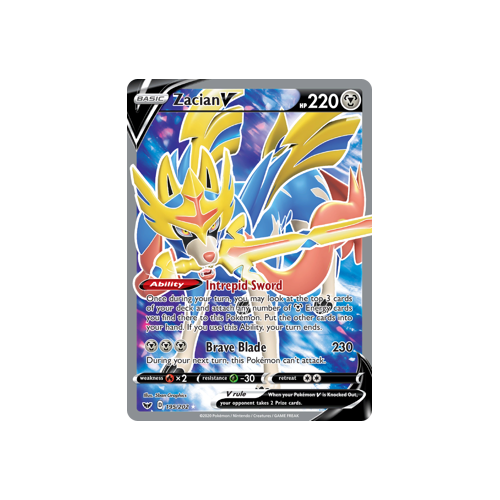 Zacian V (195/202) Full Art Sword & Shield