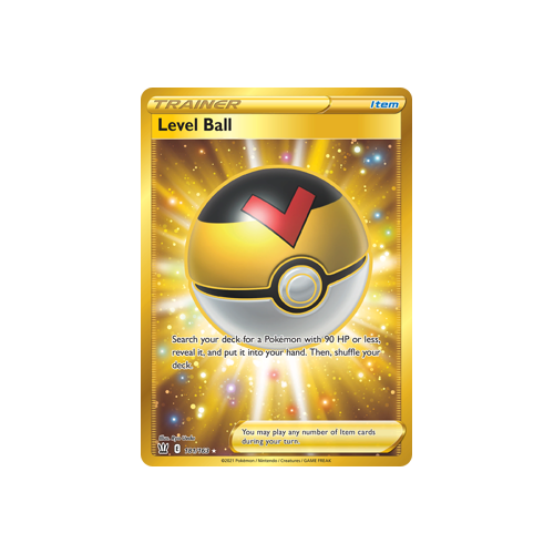 Level Ball 181/163 Secret Rare Battle Styles