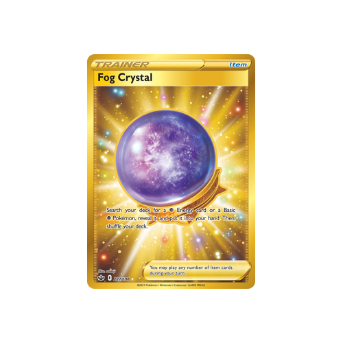 Fog Crystal (Secret) 227/198 Secret Rare Chilling Reign Singles