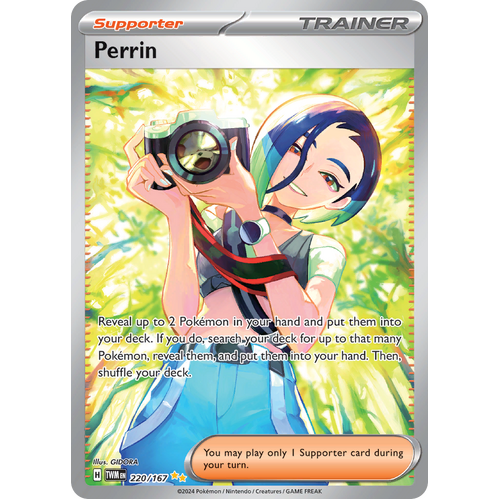 Perrin  220/167 Special Illustration Rare Scarlet & Violet Twilight Masquerade Pokemon Card