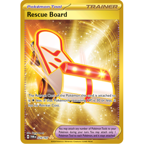 Rescue Board  225/167 Hyper Rare Scarlet & Violet Twilight Masquerade Pokemon Card