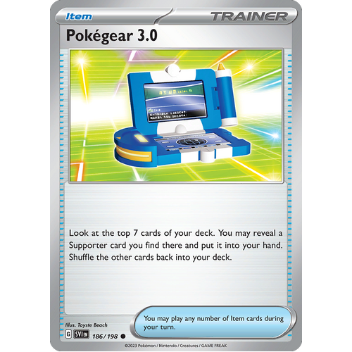 Pokegear 3.0 186/198 Common Scarlet & Violet Pokemon Card