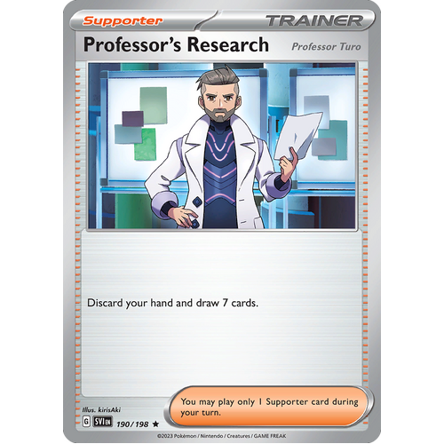 Professor's Research 190/198 Rare Scarlet & Violet Pokemon Card