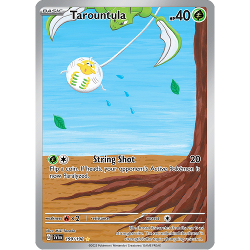 Tarountula 199/198 Illustration Rare Scarlet & Violet Pokemon Card