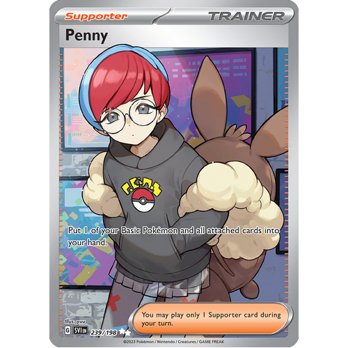 Penny 239/198 Ultra Rare Scarlet & Violet Pokemon Card